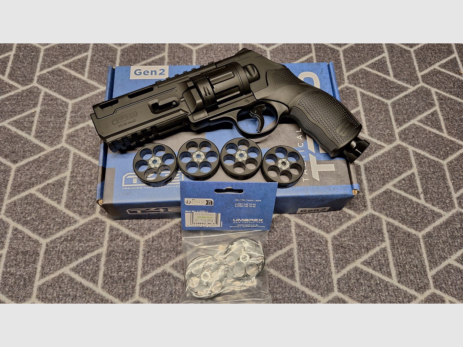 T4E TR 50/HDR50 Gen2 Revolver Co2 cal .50 - Kit premium - Neuf !