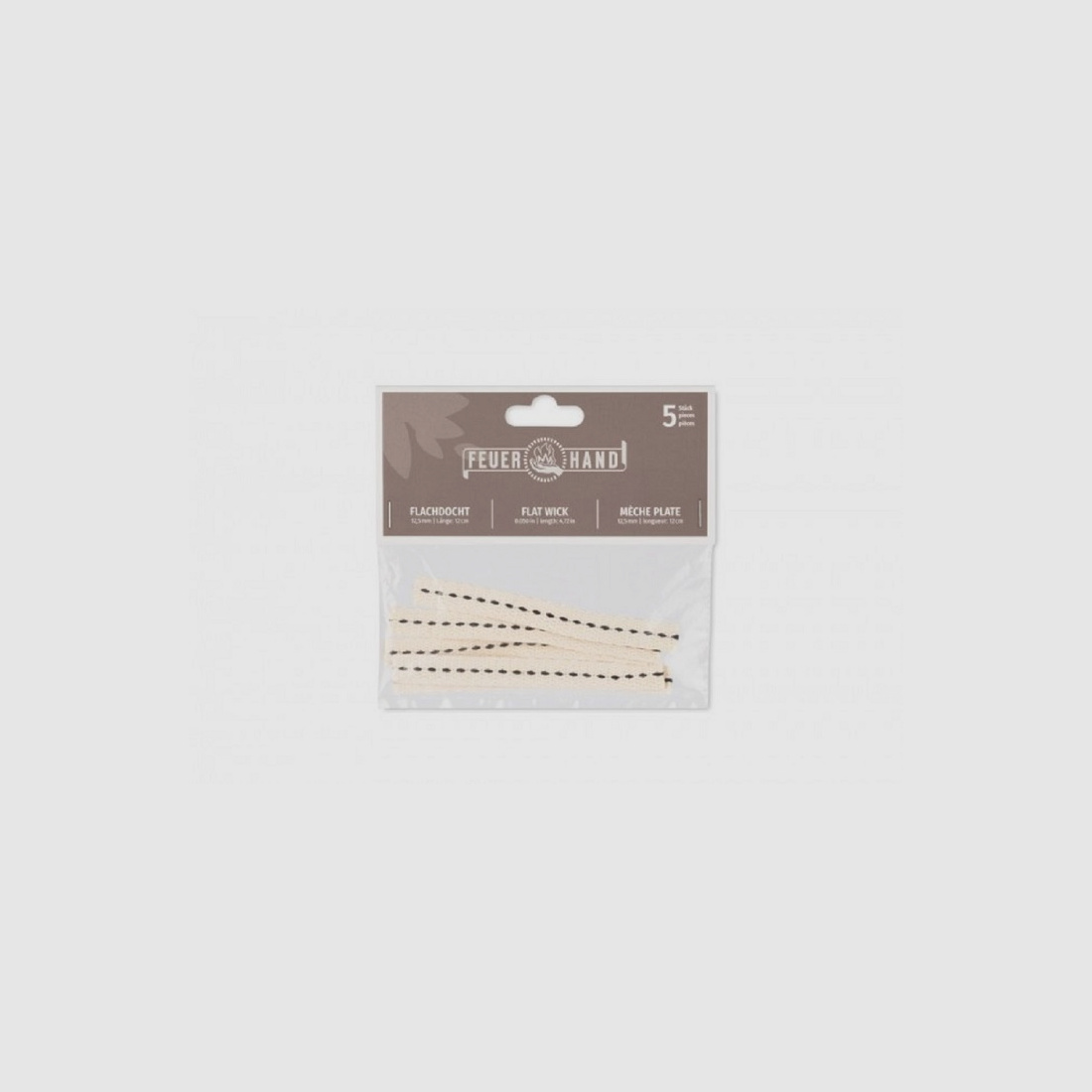 Feuerhand flat wick 5-pack 12.5mmx12cm hunting accessories