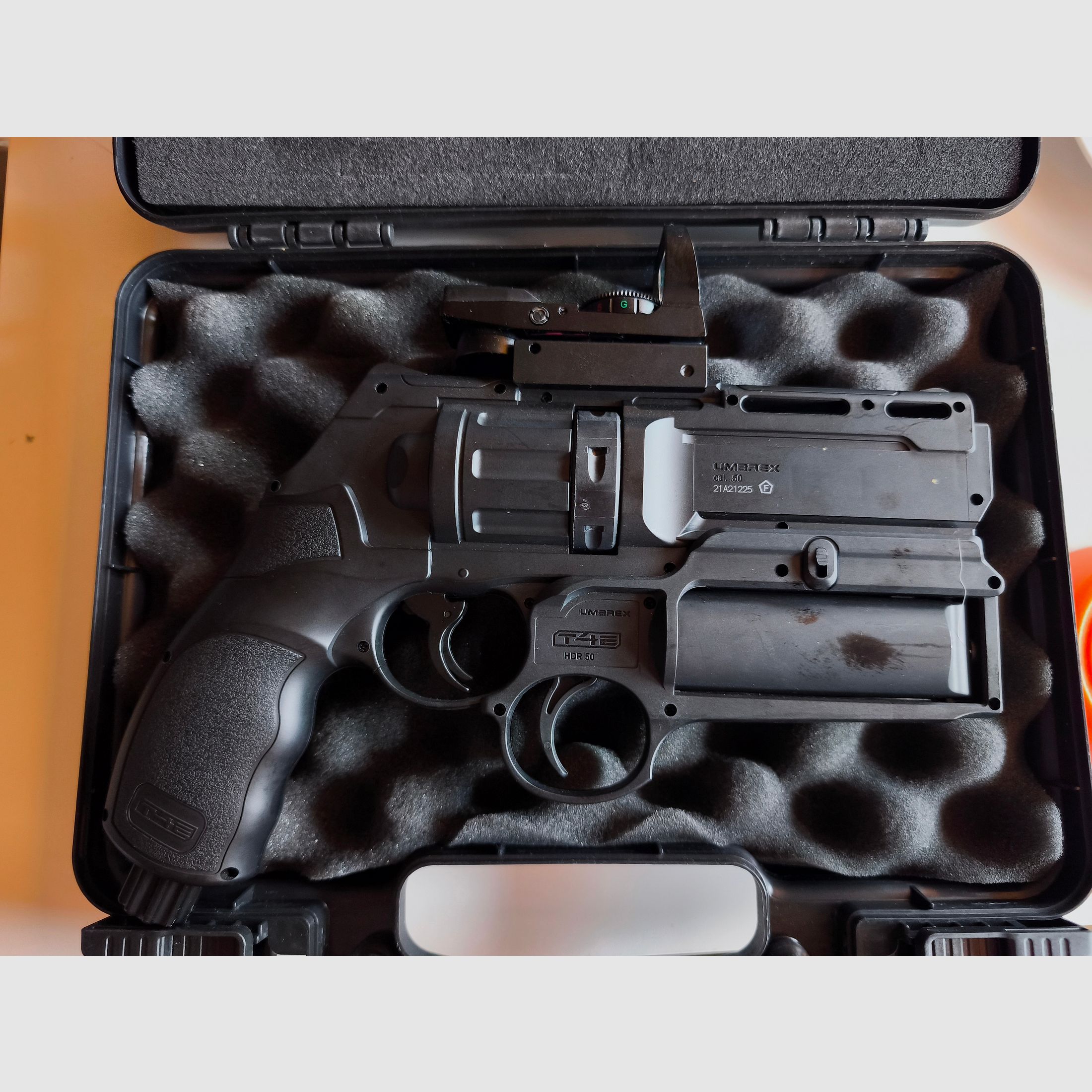 HDR 50 incl. accessories Cal.50 T4E RAM .50