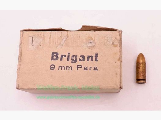 Brigant marka ochronna amunicji pistoletowej Frank 9mm Luger/Parabellum/9x19
