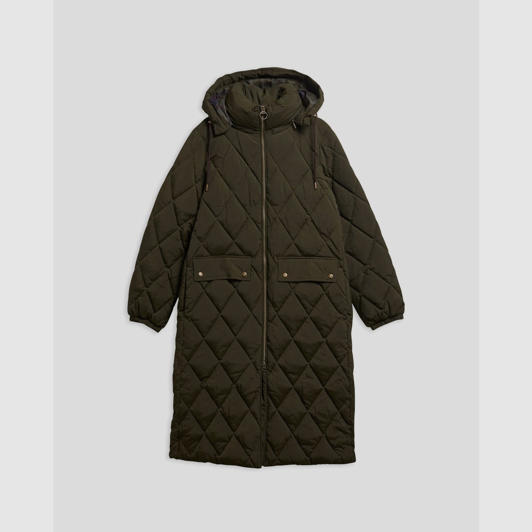 Barbour Rafaella Pikowana Kurtka Damska Sage/Classic 12