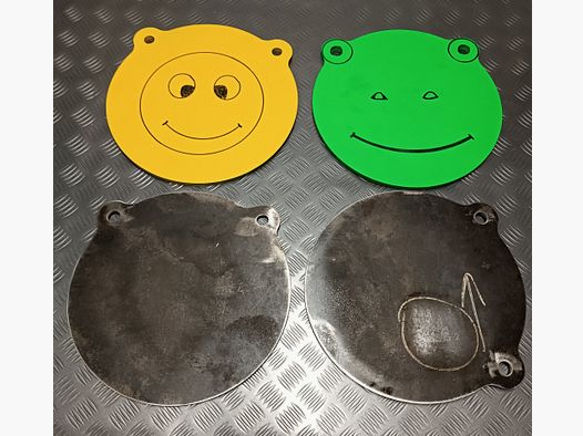 Obiettivo in acciaio Pendolo Popper Gong Hardox 500