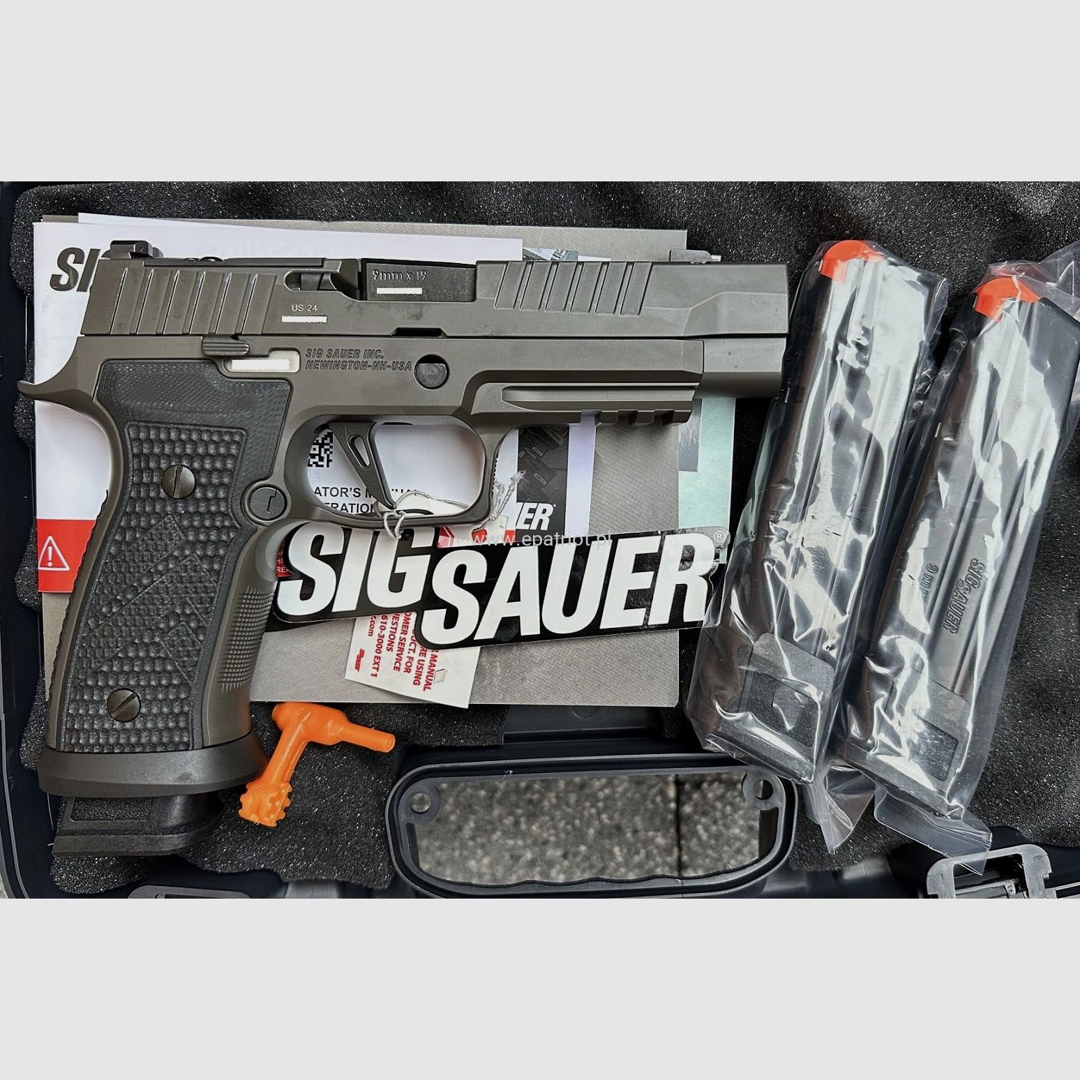 Sig Sauer P320 AXG LEGION pistool kal. 9x19mm, afbeelding 1 van 2