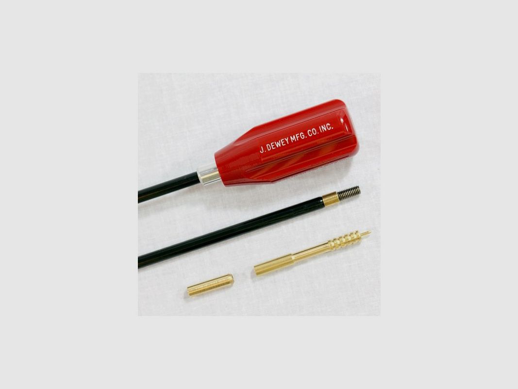 DEWEY ROD DE NETTOYAGE POUR PISTOLETS CAL 9MM 30 CM INCLUANT POINTE 9MM