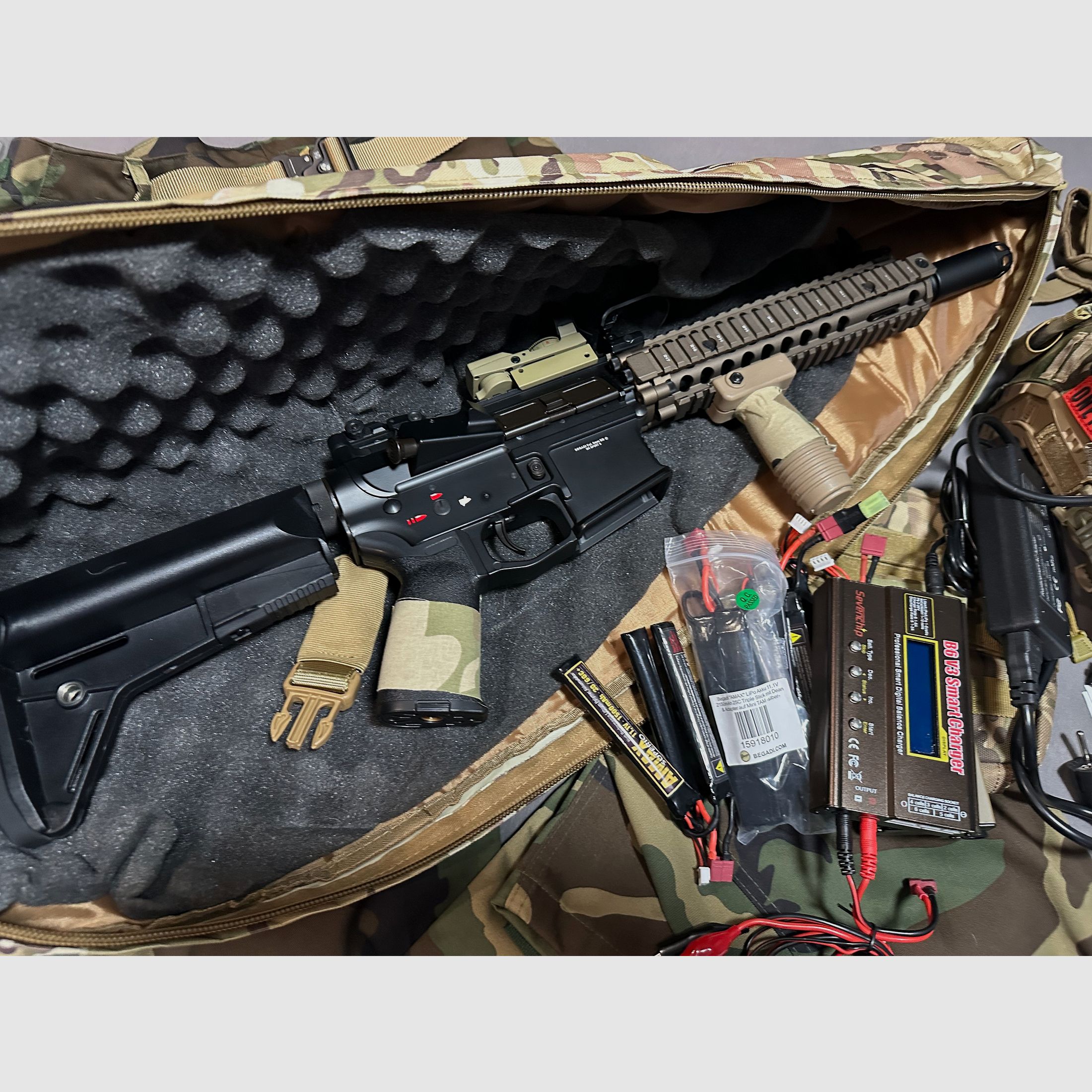 Airsoftuitrusting met M4 Nova Special Purpose incl. Tracer