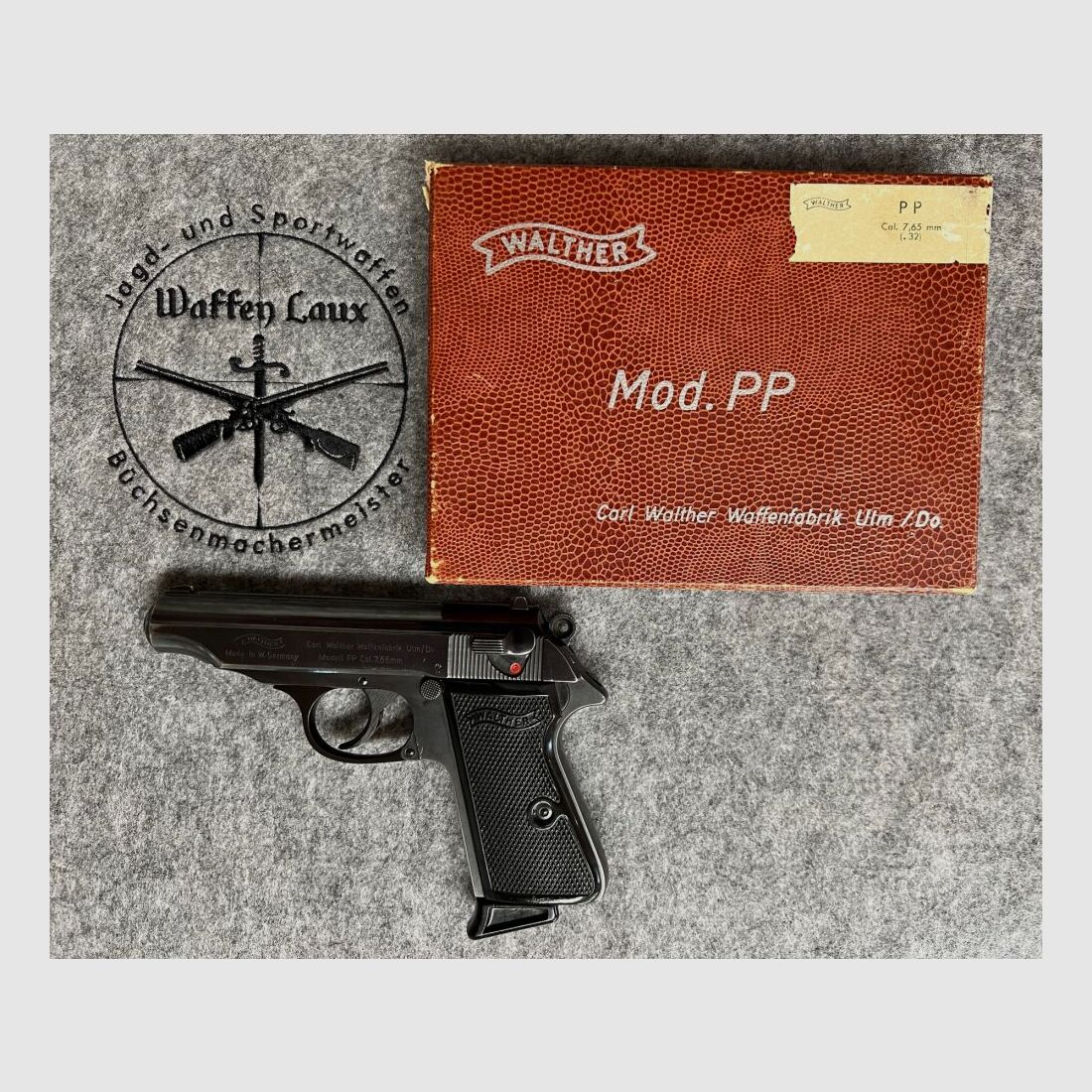 Carl Walther, Ulm Mod. PP oksydowany