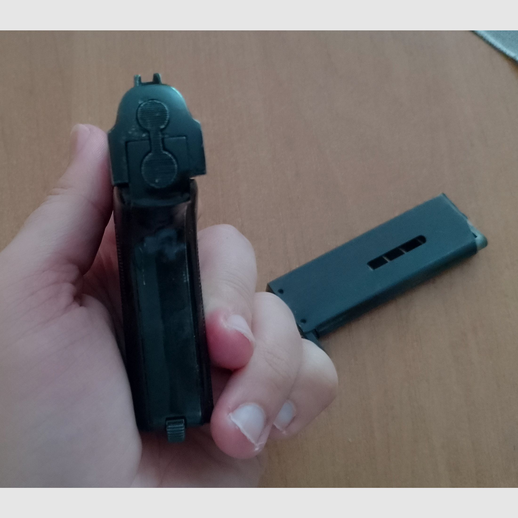 Old Reck blank pistol P6 in caliber 8 mm blank