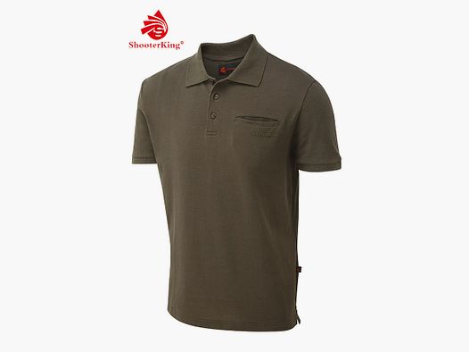 ShooterKing Game Polo Shirt Bruin