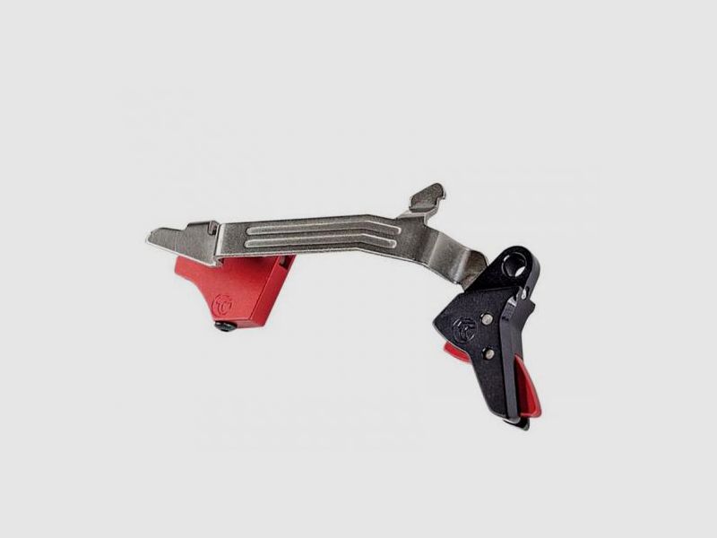 TIMNEY GLOCK Alpha Déclencheur de Compétition, ROUGE