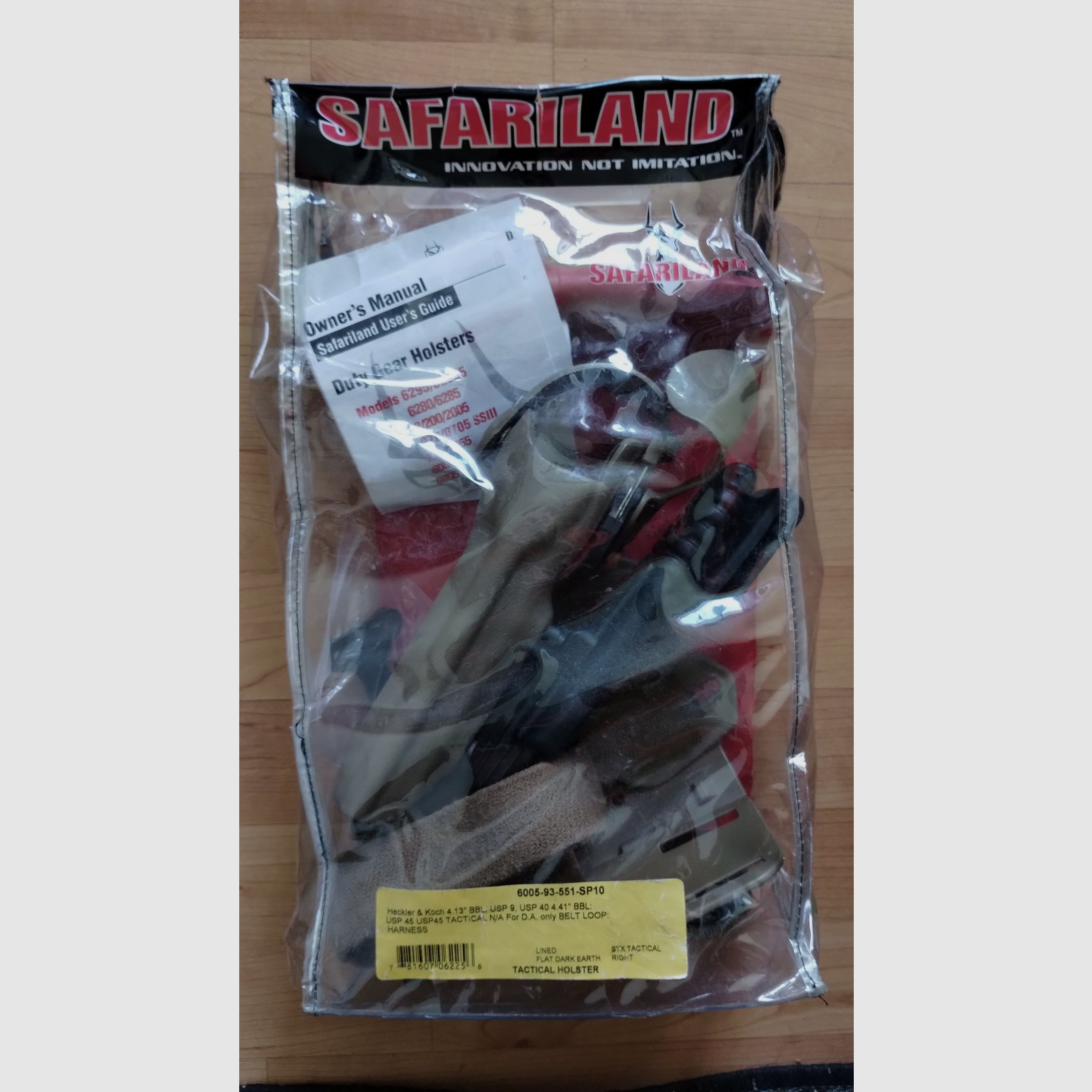 Safariland "STX Tactical" 6005-SP10 mit Gürtelaufnahme