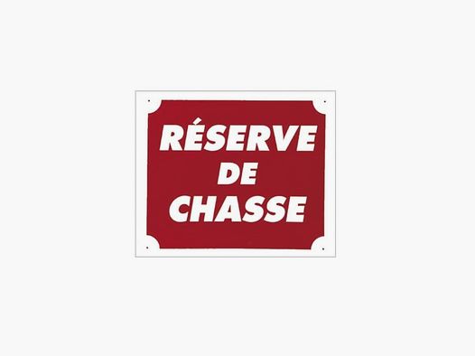 Akilux Sign "Hunting Reserve" 30 x 25 cm