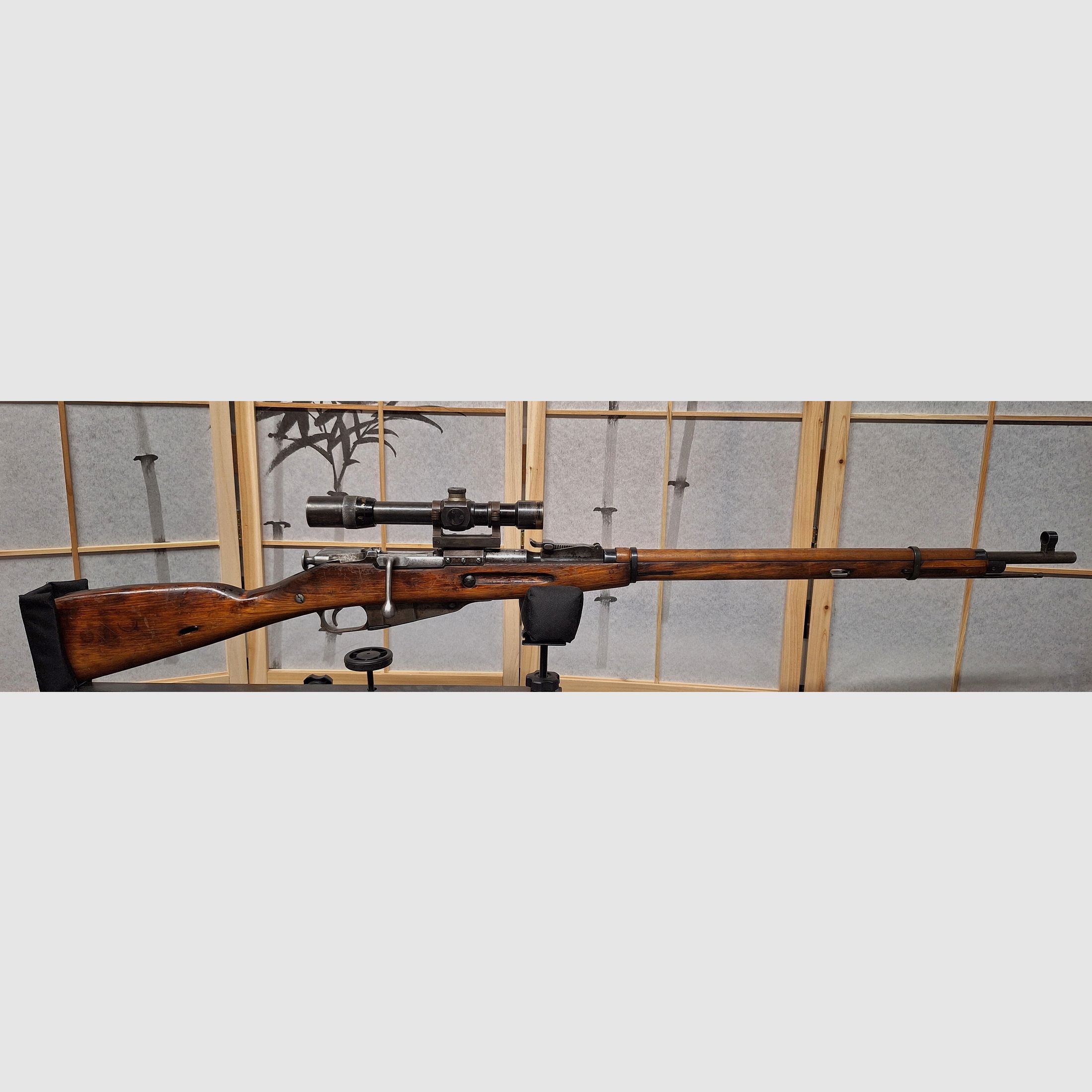 Mosin Nagant Tula 1935 PE Francotirador con montaje Smirnskiy 7,62x54R