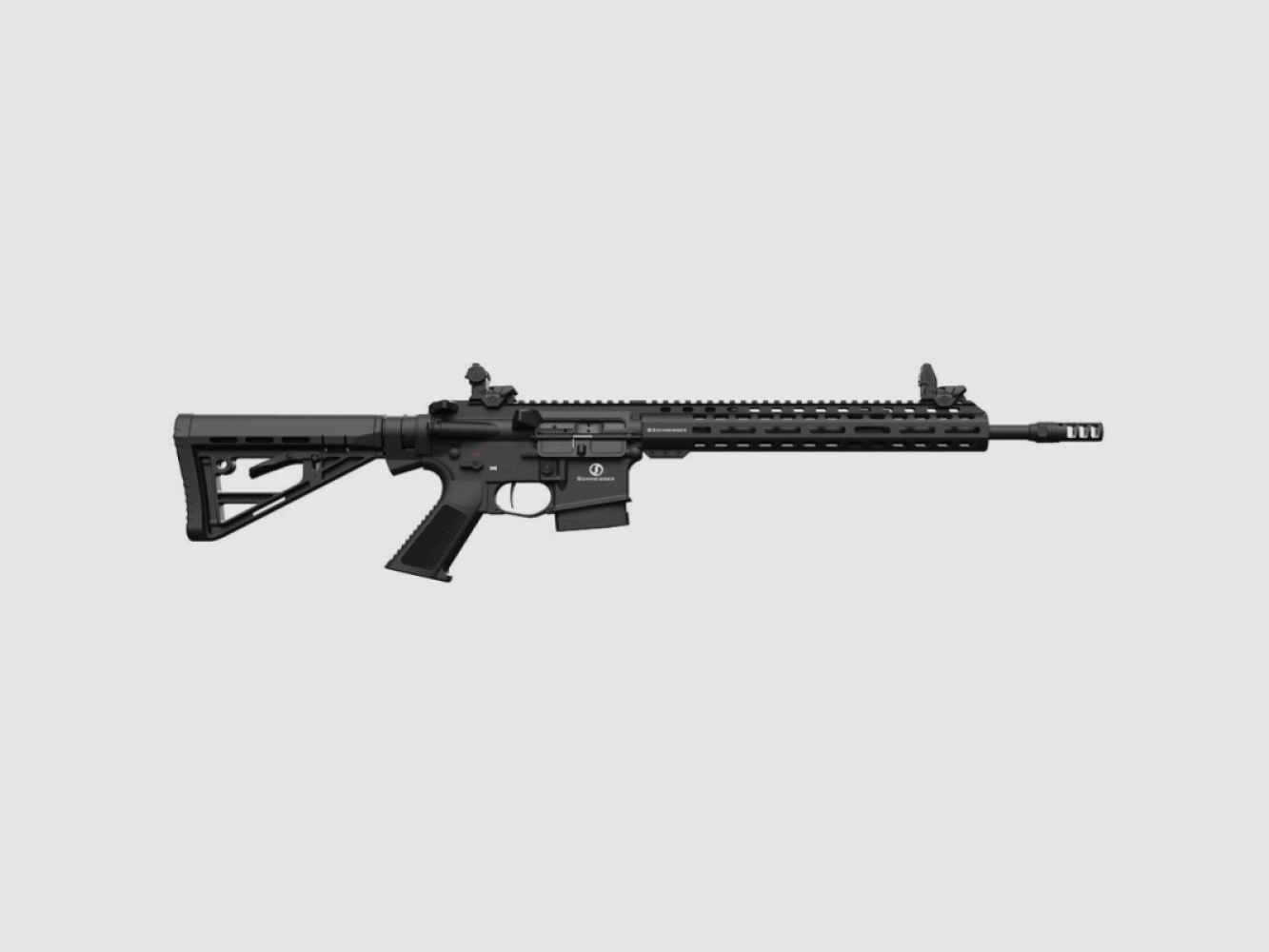 fucile semiautomatico Schmeisser AR15 Dynamic L Black 14.5" .223 Rem
