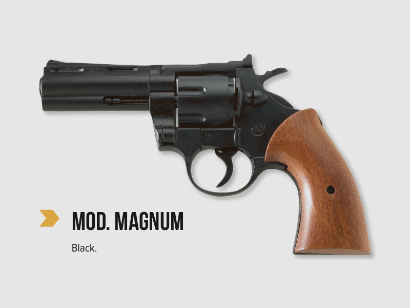 Bruni REVOLVER MAGNUM C/MADERA