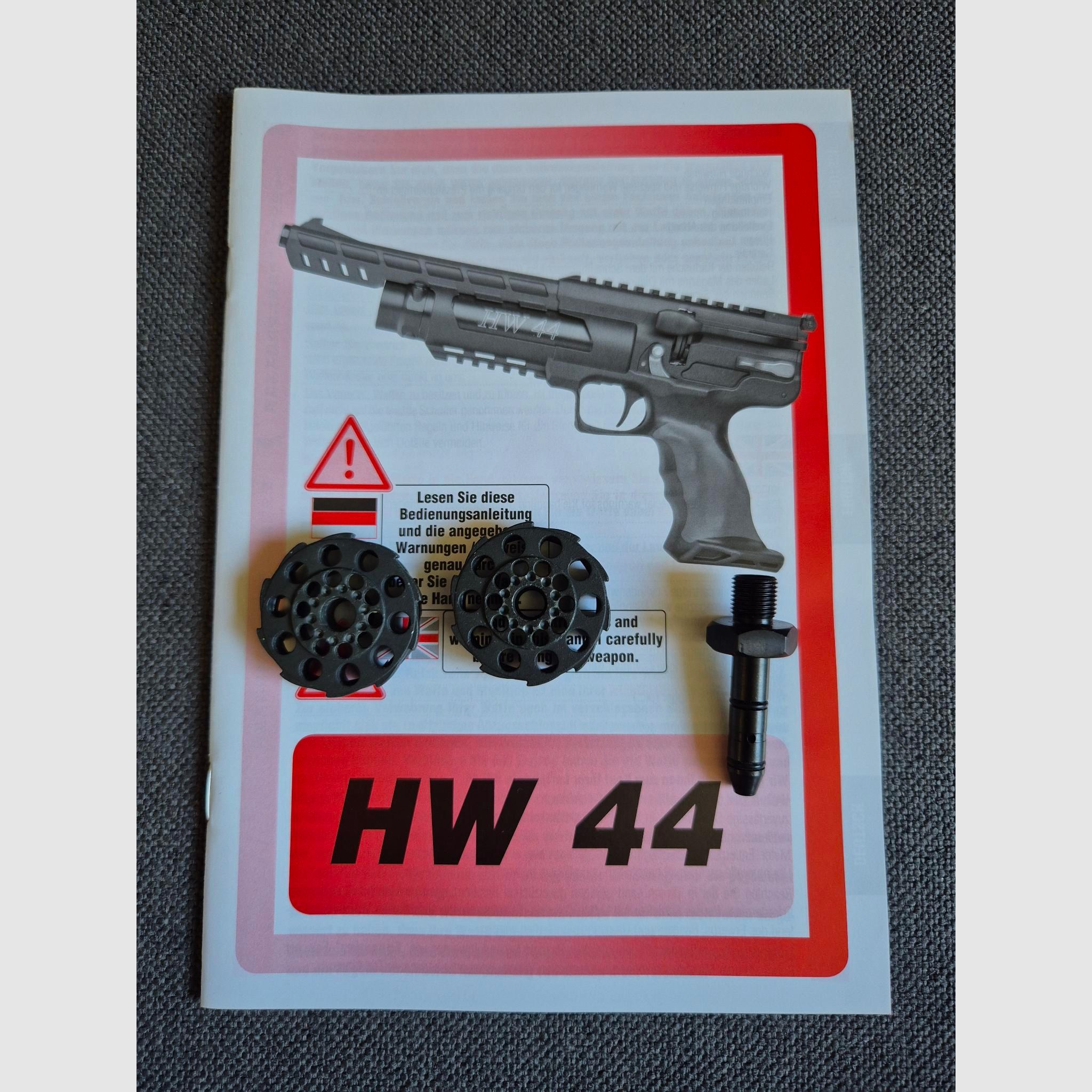 Weihrauch HW 44 mit Schalldämpfer
