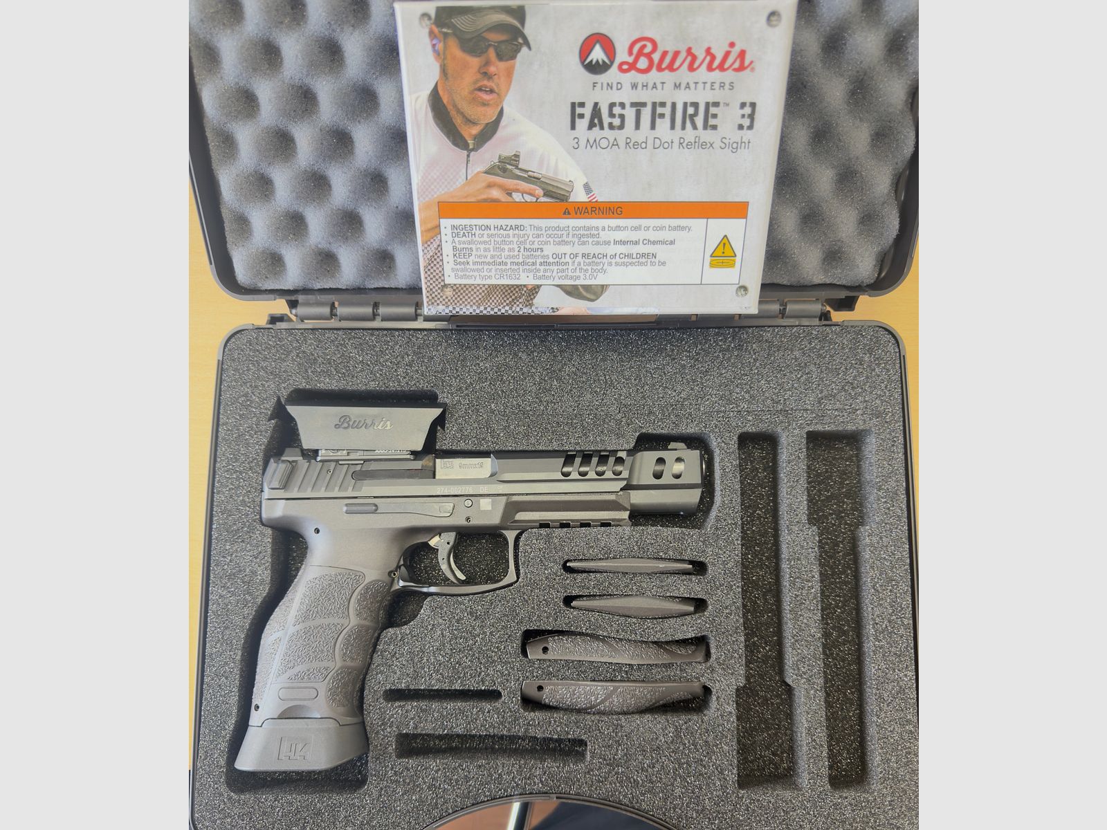 Heckler & Koch HK SFP 9 OR Match incl. Burris Fastfire 3