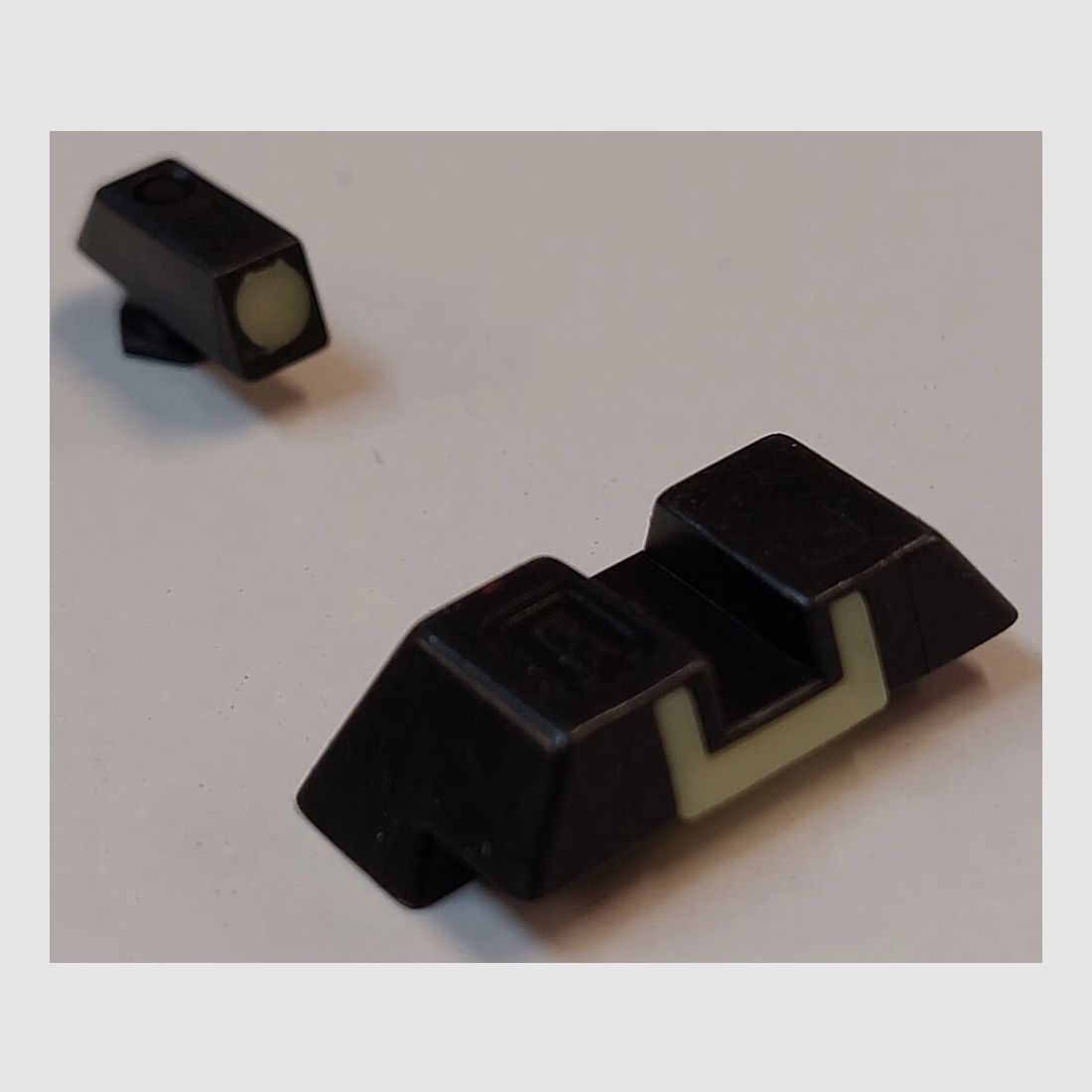 Set de visée Glock Glock en acier luminescent, hausse 6.1 et guidon 4.1