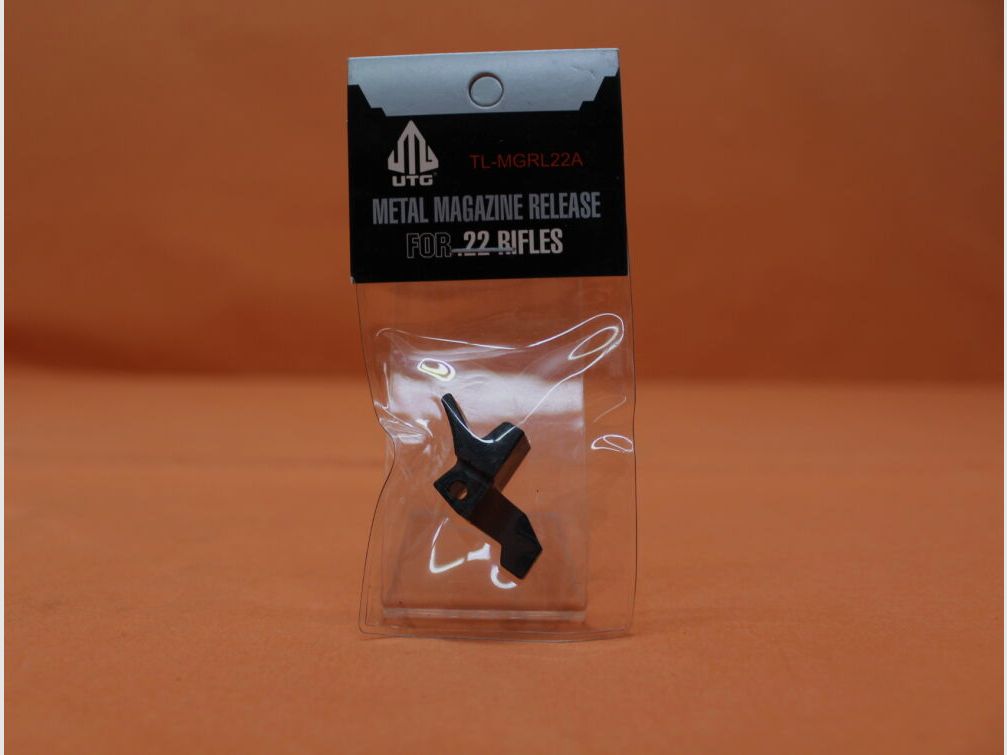UTG - Leapers Ruger 10/22: Magazine Release Extended UTG Metal Black (TL-MGRL22A)