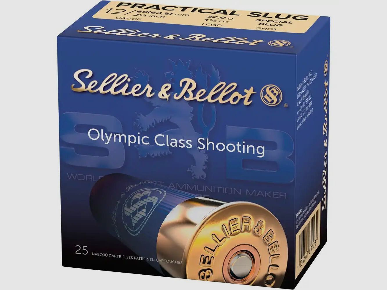 Sellier & Bellot Practical Slug 32g - 25 unidades.