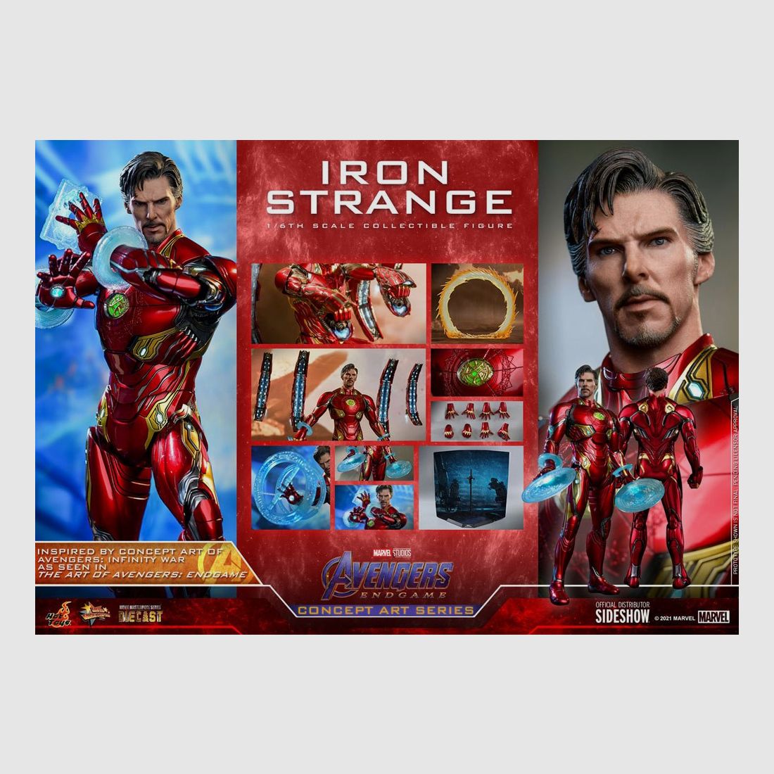 Avengers: Endgame Concept Art Series PVC Actionfigur 1/6 Iron Strange 32 cm | 43281