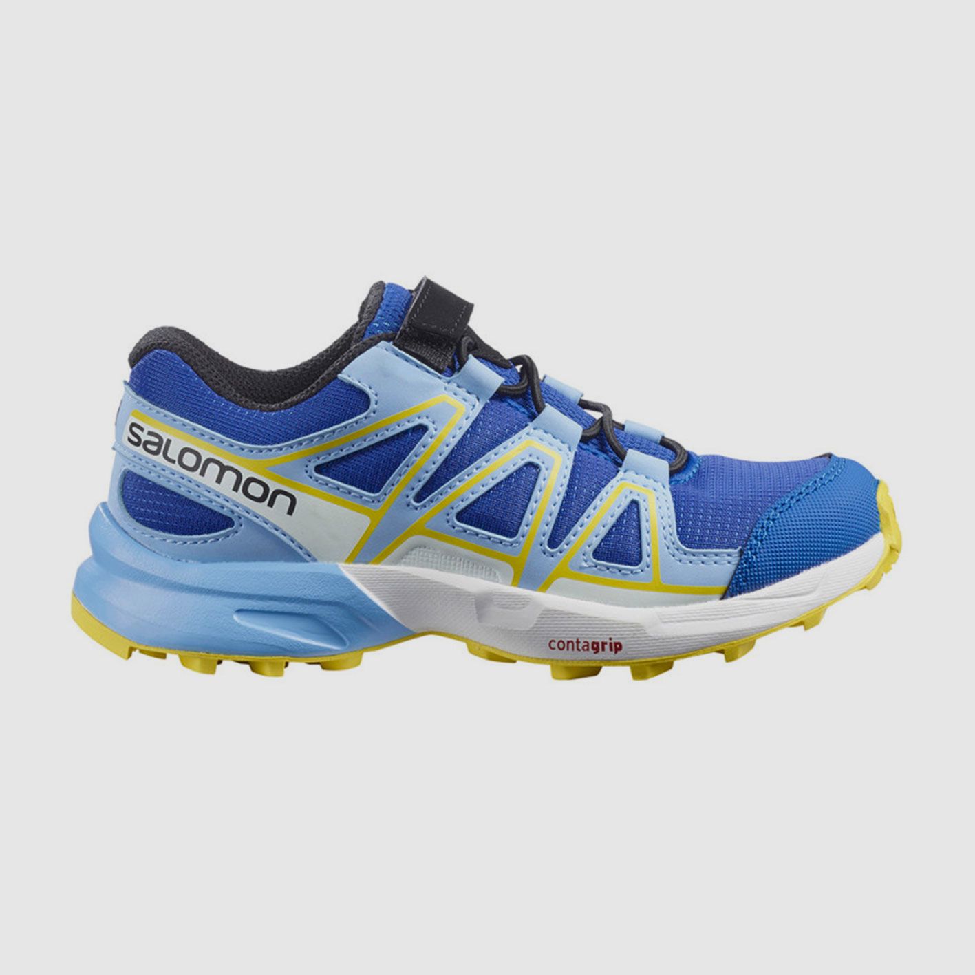 SALOMON – KINDEREN – BUNGEE K Turkish Sea/Little Boy Blue/Lemon Zest, afbeelding 1 van 5