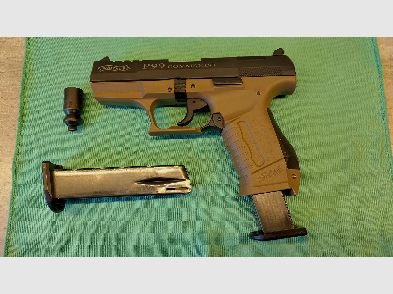 WALTER P99 pistola de fogueo calibre 9 mm P.A.K.