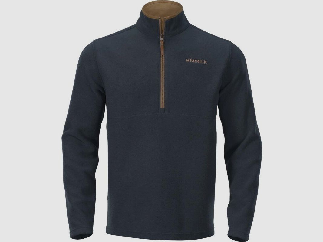 Härkila Herren Fleecepullover Sandhem Dark navy melange