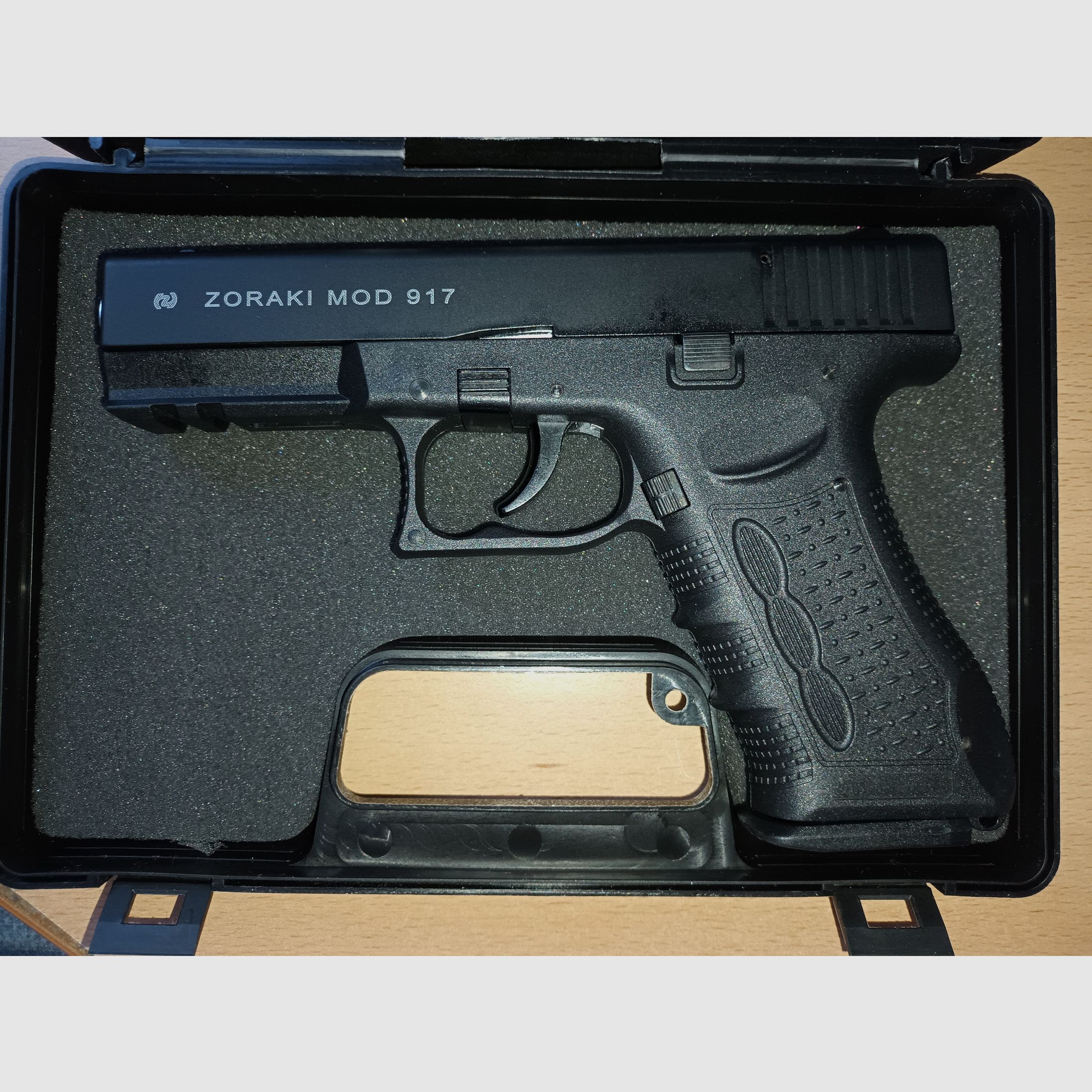 Zoraki Modell 917 brüniert - chrom, Kaliber 9 mm P.A. (P18)