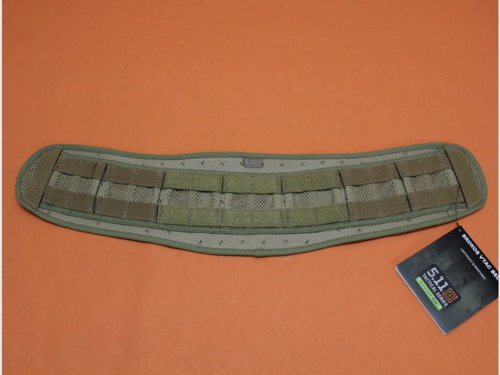 5.11 5.11 VTAC Brokos Belt (58642) 328 Sandstone Größe S-M Gürtel zum Anbringen von Holstern, Taschen etc