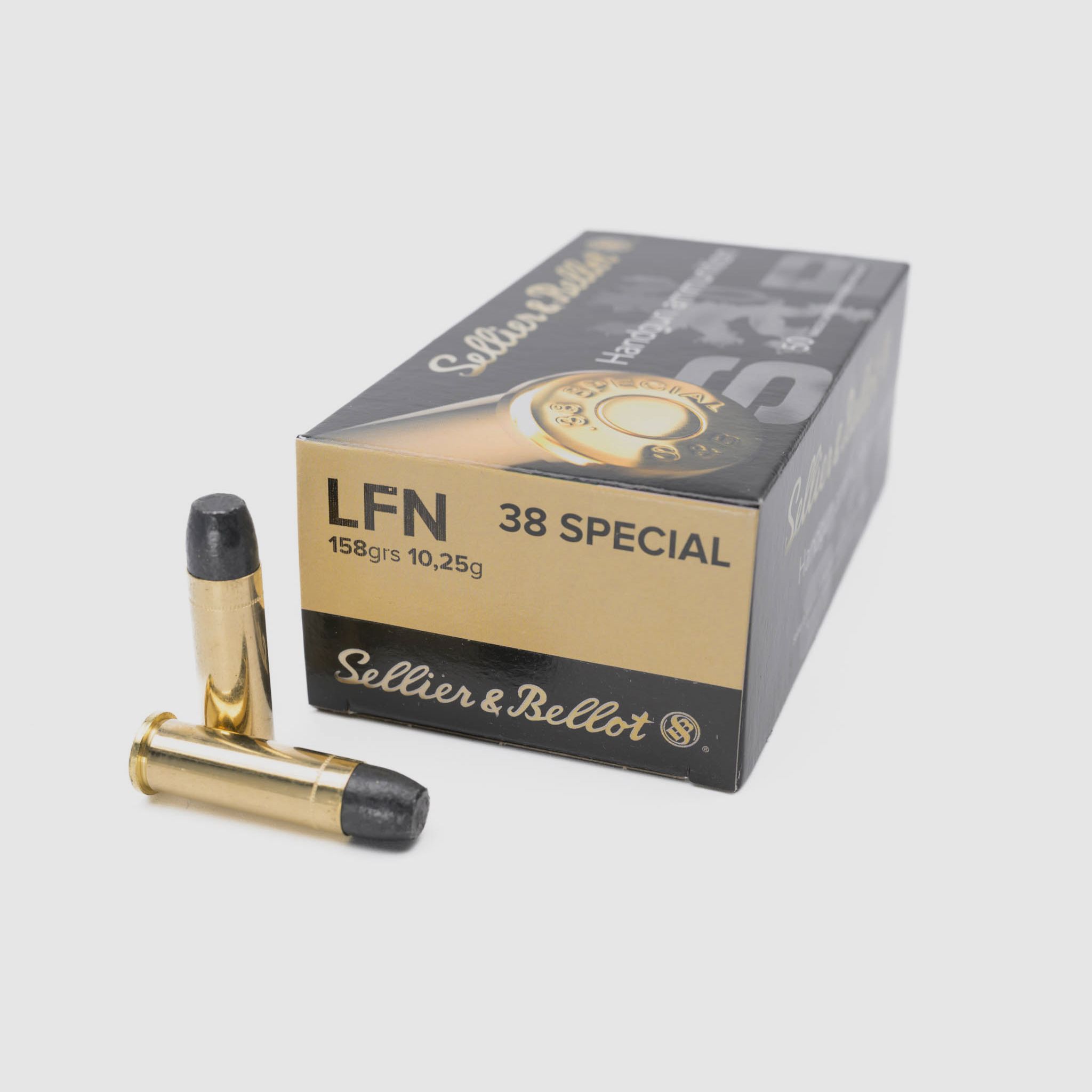 SELLIER & BELLOT .38 Spec. LFN 158grs