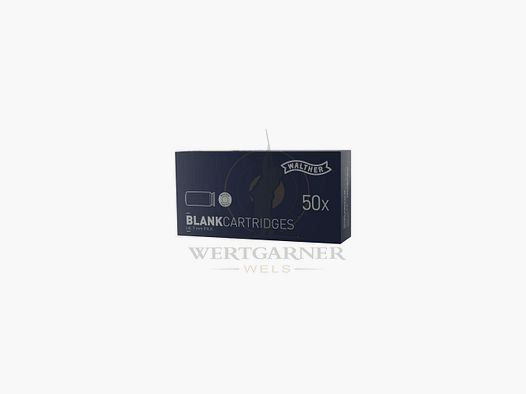 Walther 9mm P.A.K. Knallpatronen 50 Stk.