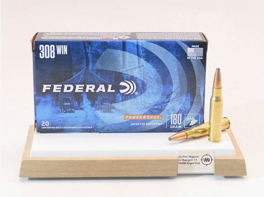 Federal SP 180grs à20 .308 Win
