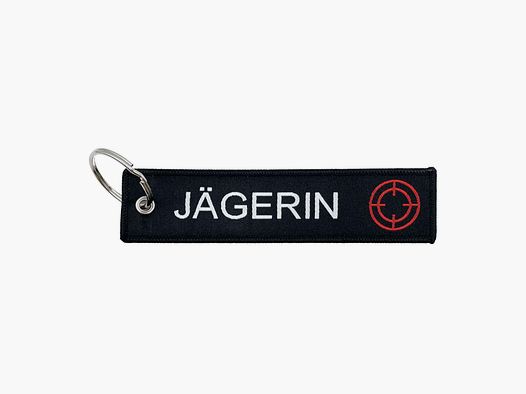 Jägerin Schlüsselanhänger - Schwarz