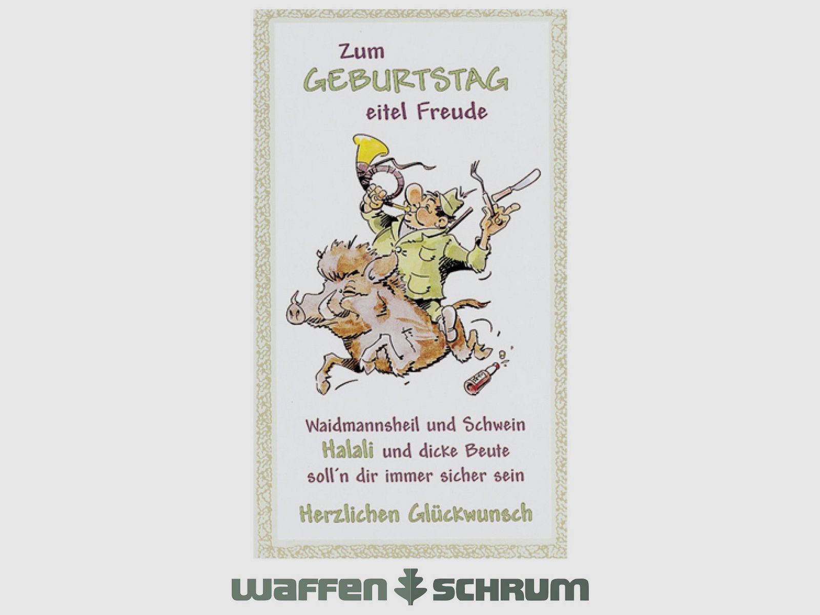 Fritzmann birthday card hunting