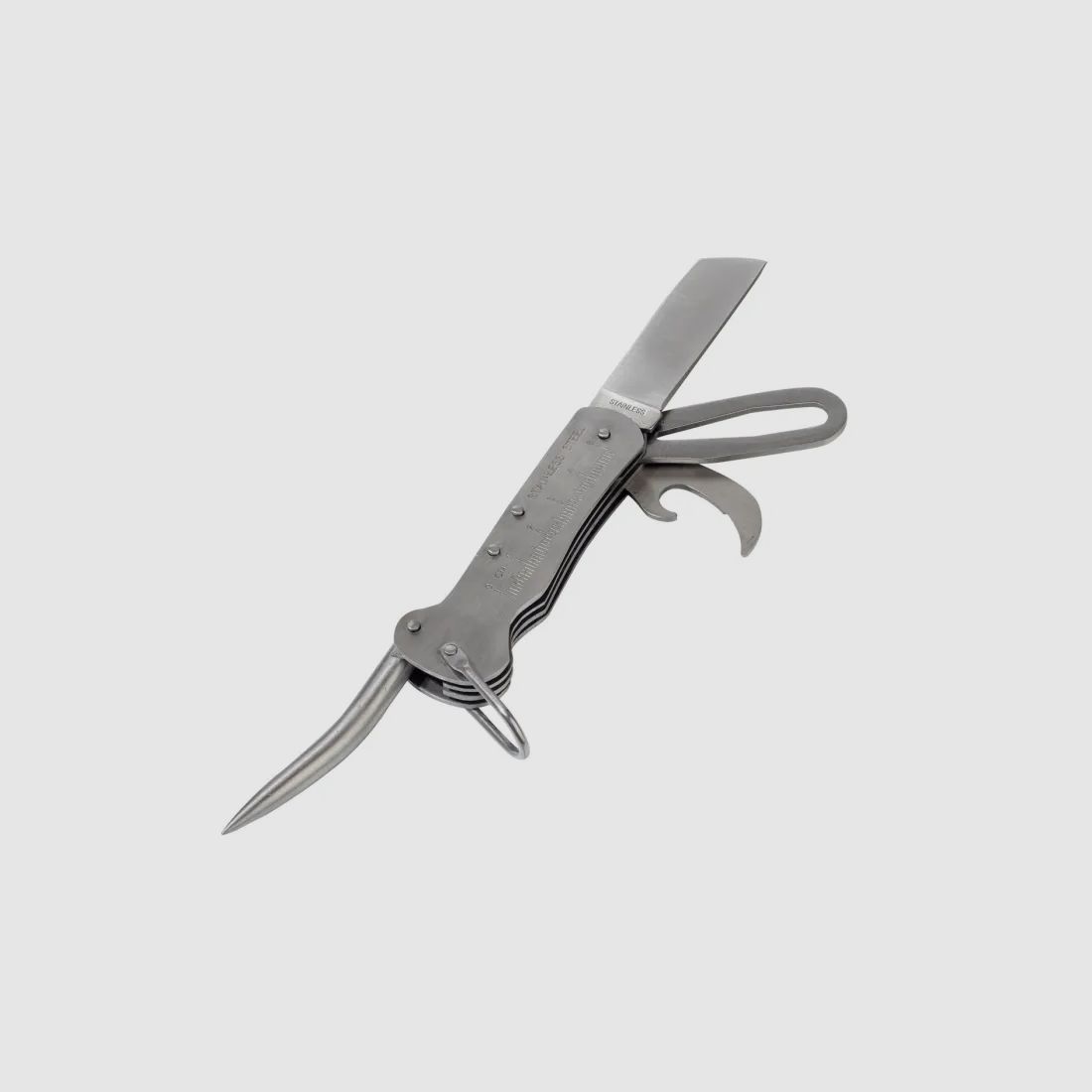 Seglermesser mit Marlspieker Chrom