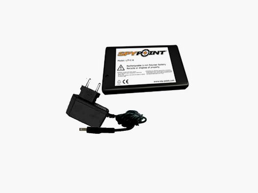 Spypoint Lithium Akku mit Ladegerät