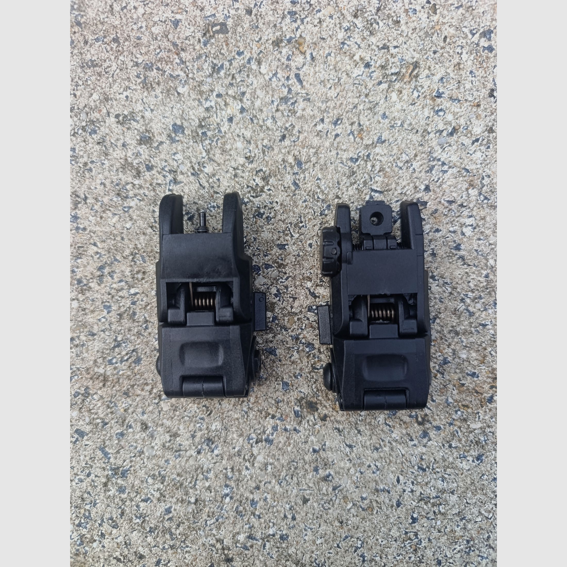 Backup Iron Sights|Flip Up Sights for Picatinny, e.g. AR15, image 1 of 2
