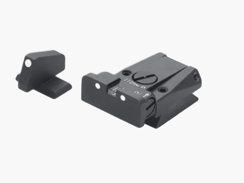 LPA tacca di mira micrometrica SPR per HK P7 M8/M13 & MK23 SOCOM, 3 punti, incl. mirino