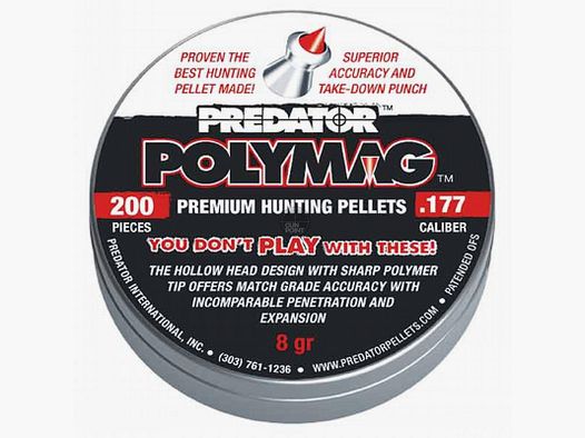 JSB - Predator Polymag - Diabolos - Ka. 4,5 mm, 200 Stck