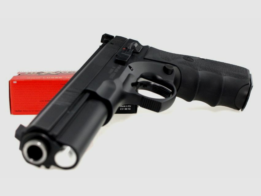 Waffen-Oschatz CZ75 Sport II SA (Sport 2) SAO Abzug 6 Zoll Longslide Matchpistole