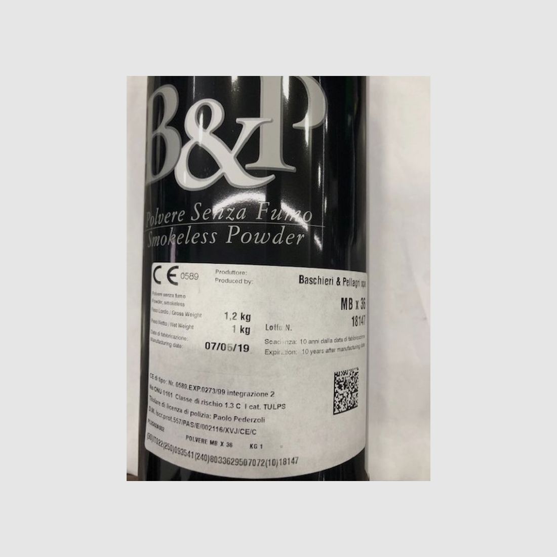 BASCHIERI & PELLAGRI MBX36 KG 1,00