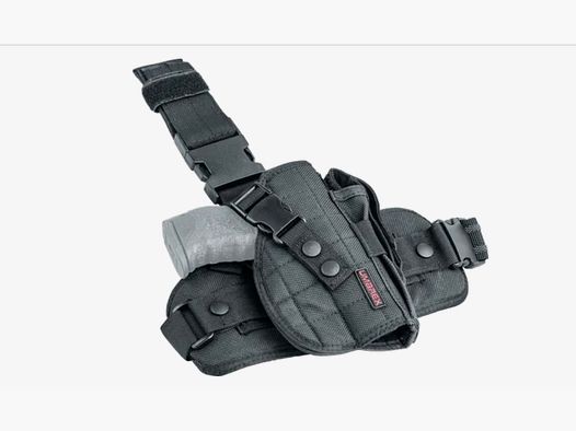 Umarex 3.1564 Beinholster Nylon Typ A, für große Pistolen, mit Magazintasche