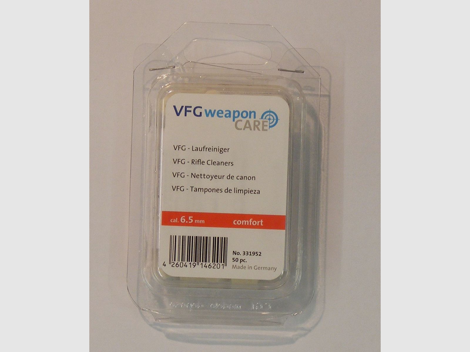 VFG Barrel Cleaner Comfort / 50 pcs 6.5mm Cleaning Accessories for Weapons