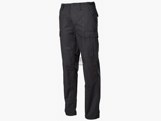 US Kampfhose, BDU, Rip Stop,schwarz - Größe: XL