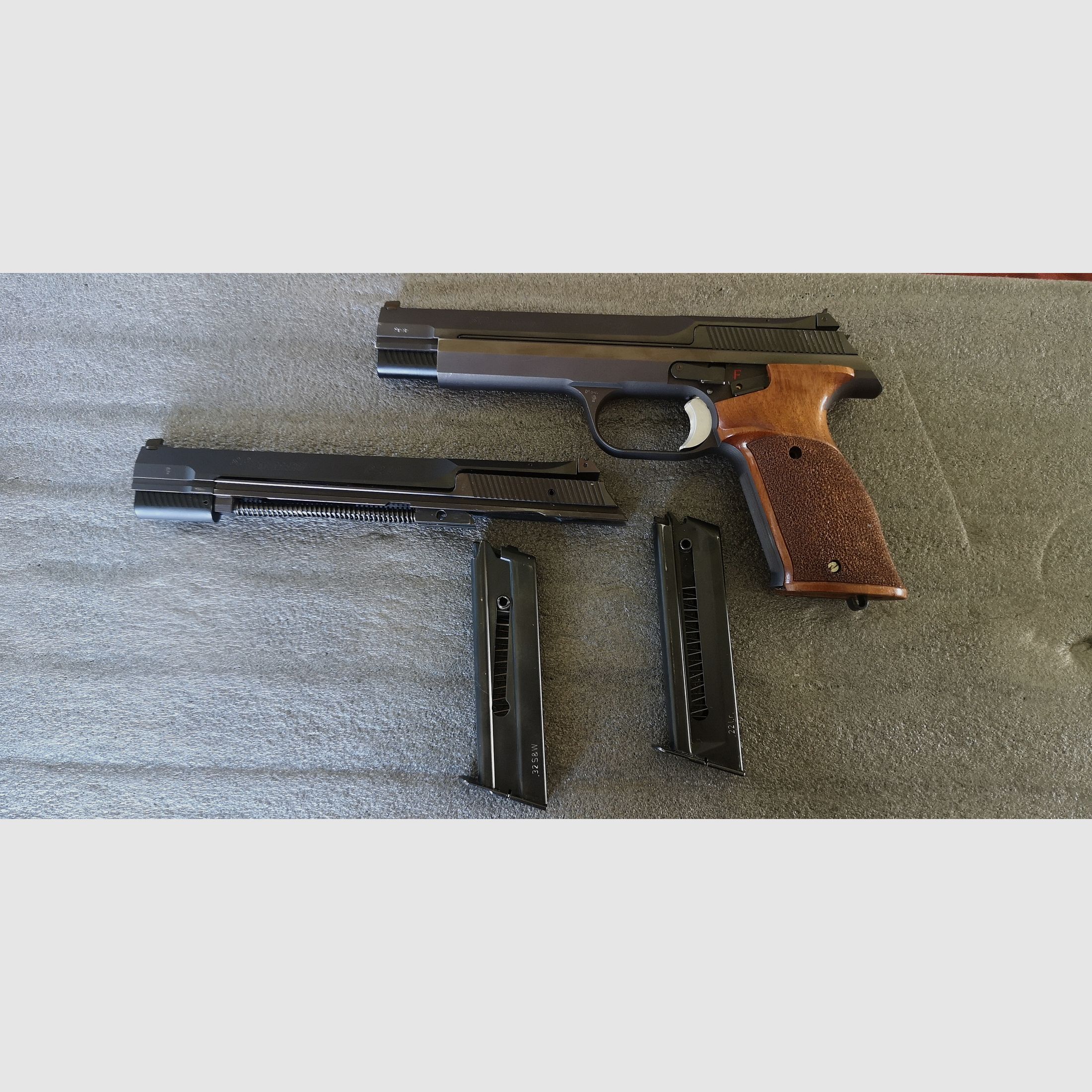 Sport Pistole SIG Hämmerli P240 Kal..32 S&W long mit Wechselsystem .22lfB