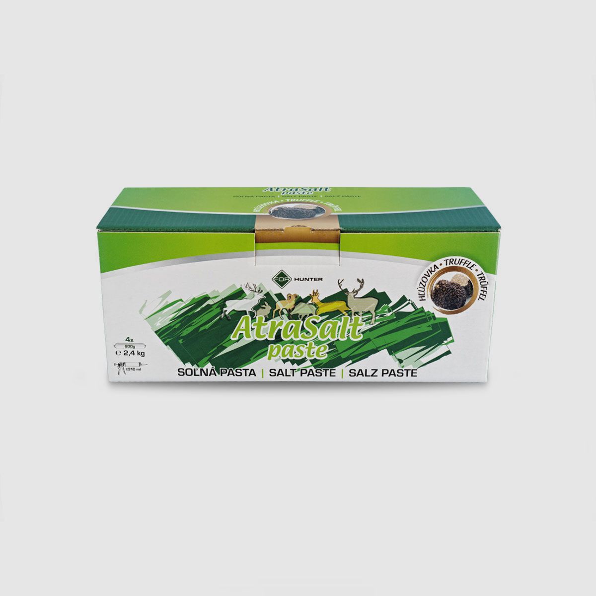 ATRASALT – PASTA ATRACTIVA PARA UNGULADOS TRUFA (TRUFFLE) – 2,4 Kg | 4 uds, imagen 1 de 2