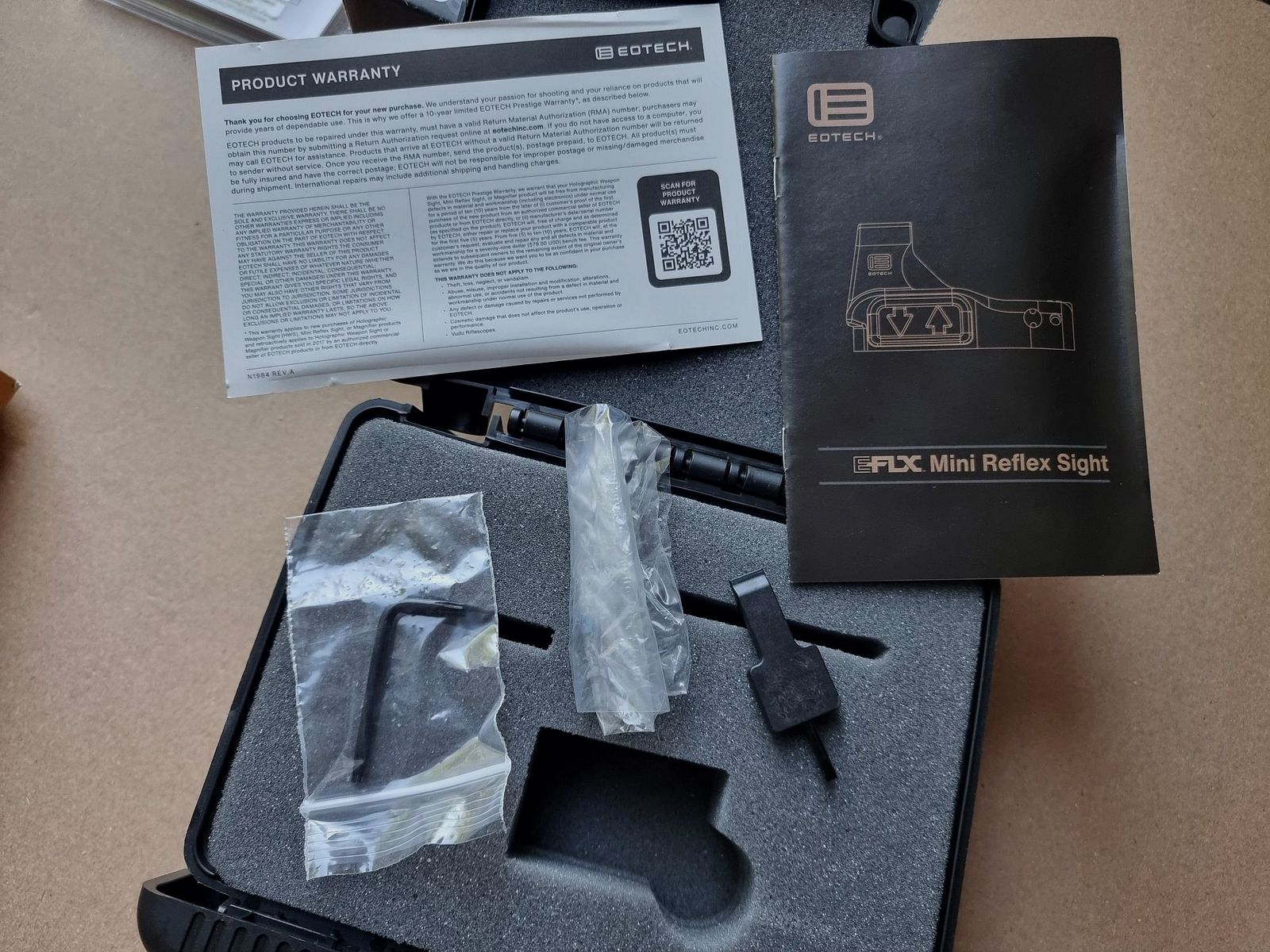 Nachtkraft NX8 1-8x24 MRAD + Eotech EFLX + Badger Ordnance C1 - OPTIEK COMPLEETSET !