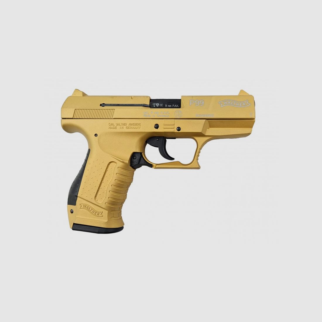 WALTHER P99 SIGNALPISTOLE SONDERMODELL GOLD 9MM PAK
