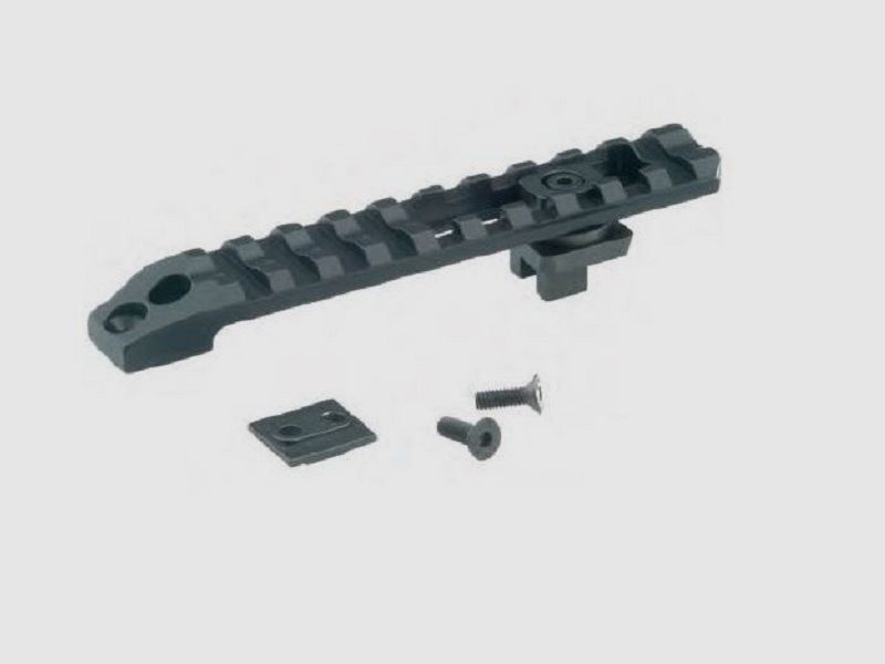 Recknagel Picatinny-Brückenmontage für Suhler Einhakmontagen Länge 89 bis 133 mm, Schraube