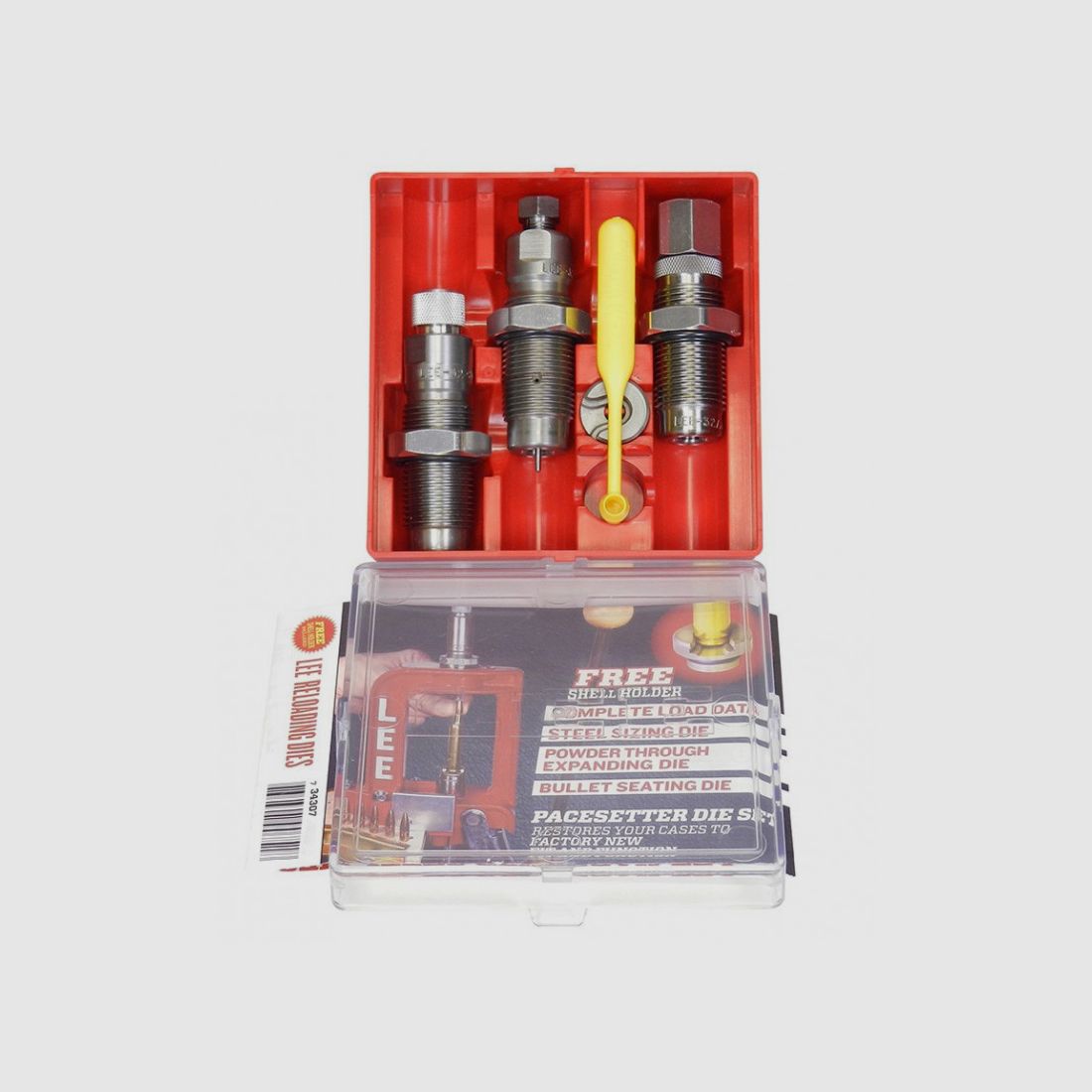 3P-Werkzeugset von LEE mit Hülsenhalter Kal. 375 Win